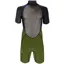 Sola Men's Fusion 3/2 Shortie Wetsuit Black/Khaki